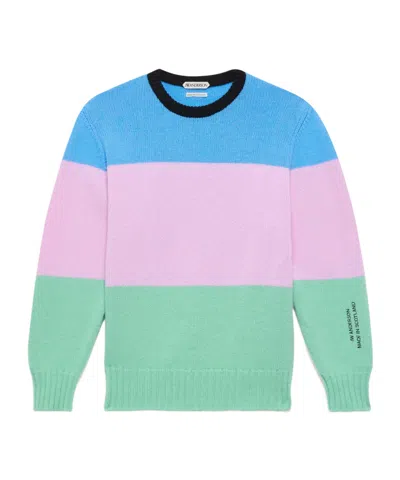 Jw Anderson Colour-block Wool Sweater In Multi
