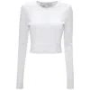 Jw Anderson Logo-jacquard Cotton T-shirt In 001