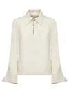 Jw Anderson J. W. Anderson Flared Cuffs White Knitwear In White