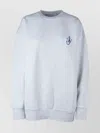 Jw Anderson Knitwear With Crew Neck And Graphic Print In Grey