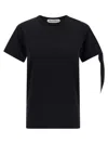 Jw Anderson J. W.anderson Knot T-shirt In Black