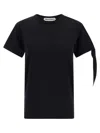 Jw Anderson Knot T-shirt In Black