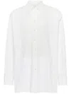 Jw Anderson Lace Panel Shirt In White