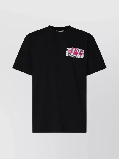 Jw Anderson Lace Print Crew Neck T-shirt