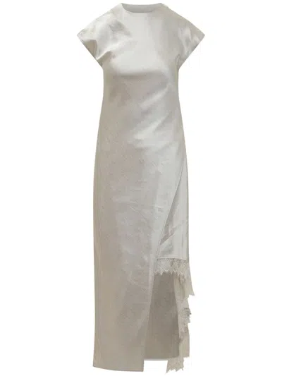 JW ANDERSON ASYMMETRIC LAYERED MAXI DRESS