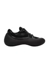 Jw Anderson Lace-up Low-cut Casual Sneakers In Black