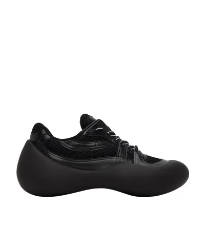 Jw Anderson Lace-up Low-cut Casual Sneakers In Black