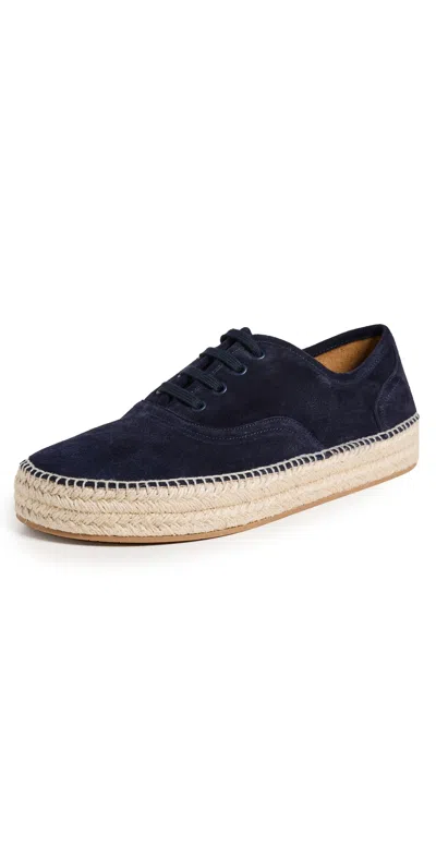 Jw Anderson Laced-up Espadrilles Navy