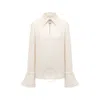Jw Anderson J. W. Anderson Flared Cuffs White Knitwear In White