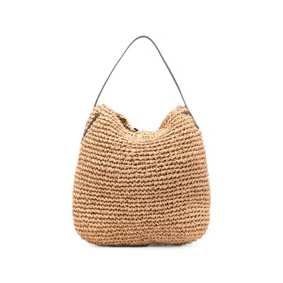 Jw Anderson Large Bulg Woven Tote Bag In Black