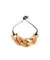 Jw Anderson Large Chain Strap In Yellow