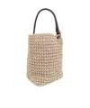 Jw Anderson Large Jwa Corner Bucket Bag In Nude