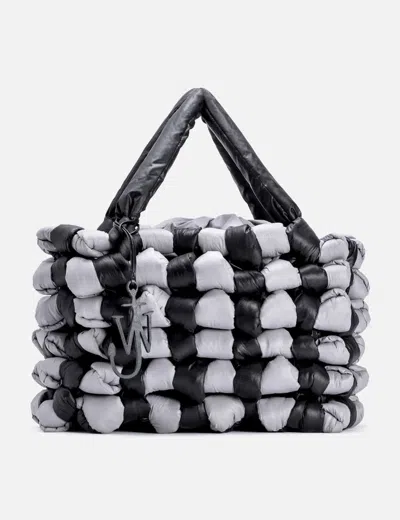 Jw Anderson Large Knotted Tote Bag In Black
