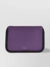 Jw Anderson Purple Leather Large Bumper-tube Clutch In Purple