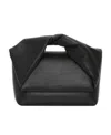 Jw Anderson Large Twister Leather Shoulder Bag In Black