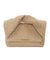 Jw Anderson Large Twister Raffia Shoulder Bag