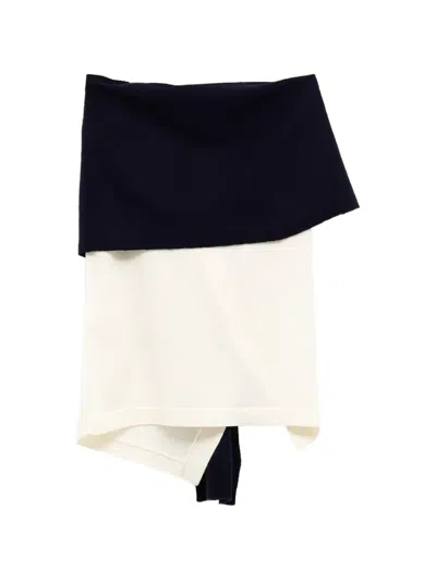 Jw Anderson Layered Knotted Top In Neutral
