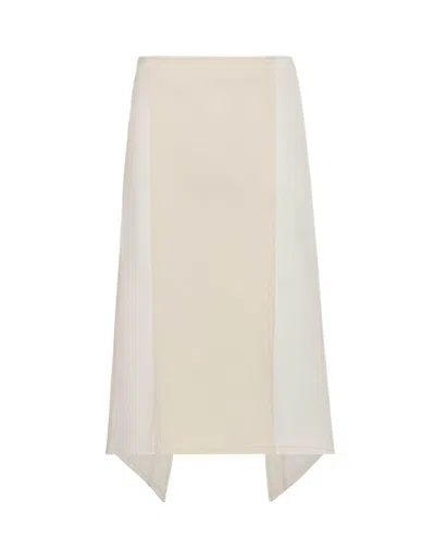 JW ANDERSON LAYERED MIDI SKIRT