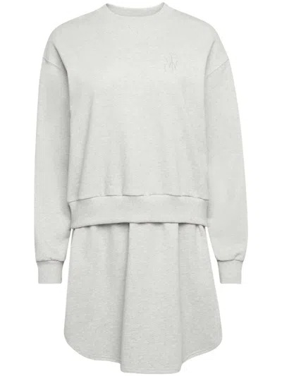 JW ANDERSON LAYERED SWEATSHIRT DRESS