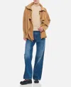 Jw Anderson J.w. Anderson Layered Wool Cardigan In Beige