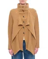 Jw Anderson J.w. Anderson Layered Wool Cardigan In Brown
