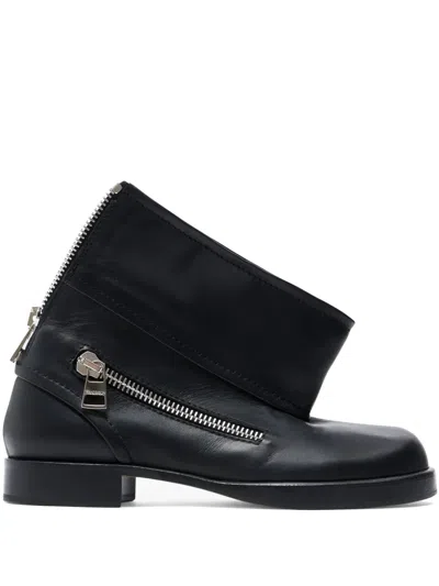JW ANDERSON LEATHER ANKLE BOOTS
