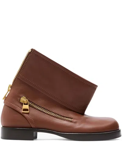 JW ANDERSON LEATHER ANKLE BOOTS