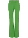 Jw Anderson J.w. Anderson Leather Bootcut Trousers In Green