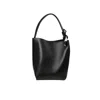 Jw Anderson Leather Bucket Bag In Black