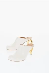 Jw Anderson J. W.anderson Leather Chain Mules With Statement Heel 8 Cm