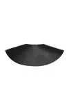 Jw Anderson Leather Circle Skirt In Black