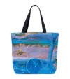Jw Anderson Canvas Shopper Bag In Blue