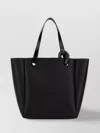 Jw Anderson Leather Corner Shopping Bag With Structured Silhouette