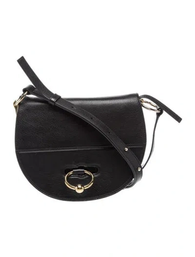 Pre-owned Jw Anderson Leather Crossbody Bag In Black