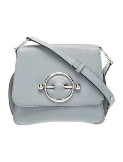 Pre-owned Jw Anderson Leather Crossbody Bag In Blue
