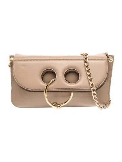 Pre-owned Jw Anderson Leather Crossbody Bag In Neutrals