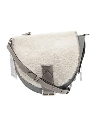 Pre-owned Jw Anderson Leather Crossbody Bag W/ Tags In Grey