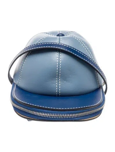 Pre-owned Jw Anderson Leather Evening Bag In Blue