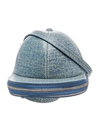 Pre-owned Jw Anderson Leather Evening Bag In Blue