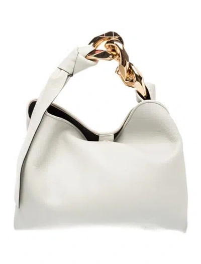 Pre-owned Jw Anderson Leather Hobo In Green