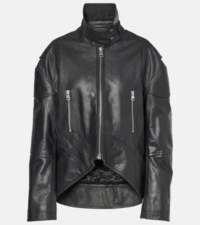 Jw Anderson Leather Jacket In Black