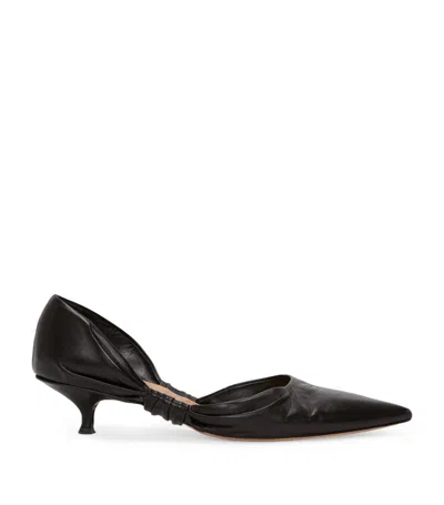 Jw Anderson Leather Knot Pumps 40 In 001-black
