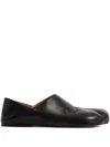 Jw Anderson Paw Leather Loafers In Black