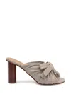 Jw Anderson Beige Bow Heeled Mules