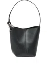Jw Anderson Borsa A Secchiello Jwa Corner Piccola In Pelle Nera Donna In Black