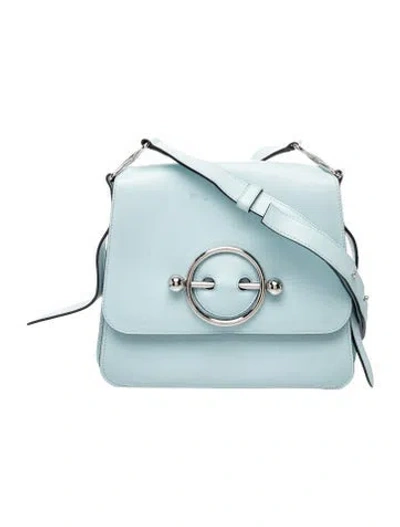 Pre-owned Jw Anderson Leather Shoulder Bag In Blue