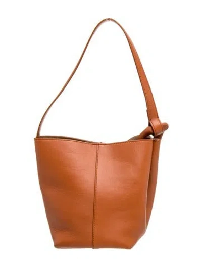 Pre-owned Jw Anderson Leather Shoulder Bag In Brown