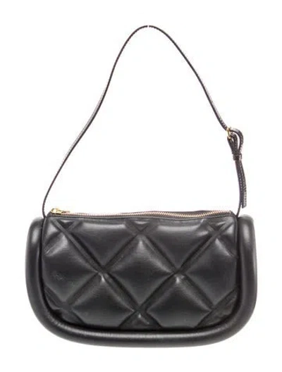 Pre-owned Jw Anderson Leather Shoulder Bag In Gray