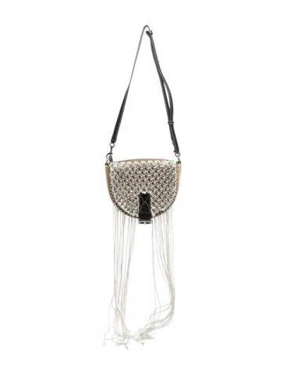 Pre-owned Jw Anderson Leather Shoulder Bag In Neutrals