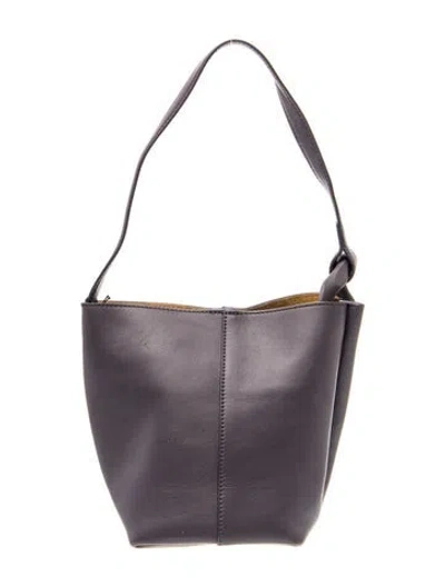 Pre-owned Jw Anderson Leather Shoulder Bag In Purple
